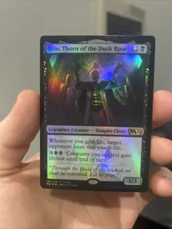 Vito, Thorn of the Dusk Rose NM PROMO FOIL Core Set 2021 MTG FREE SHIPPING - Image 1