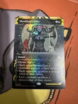 1x Sheoldred's Edict, Foil, Secrets of Strixhaven Mystical Archives, MTG NM - Image 1