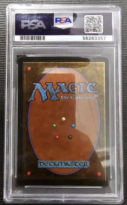 1994 Magic The Gathering JERRARD OF THE CLOSED FIST 6/5 Legends Mint PSA 9 - Image 2