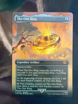 The One Ring 0451 Promo LTR MTG Near Mint Magic: The Gathering LOTR - Image 1