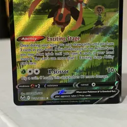 Pokemon Kricketune V Full Art Ultra Rare Holo TG12/TG30 Silver Tempest 180 HP - Image 3