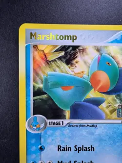 2006 Pokemon Marshtomp Reverse Holo 24/100 EX Crystal Guardians STAMPED - Image 2