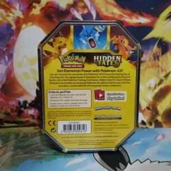 Pokemon TCG Hidden Fates Raichu GX & Gyarados GX Tin Factory Sealed - Image 3