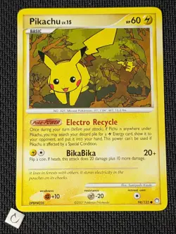 Pikachu 94/123 - Mysterious Treasures Common Pokemon TCG LP- - Image 1