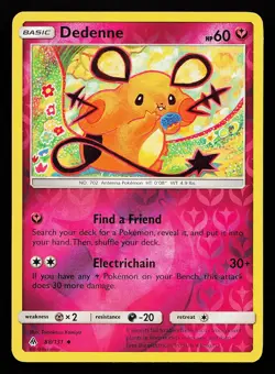 Dedenne 88/131 Reverse Holo Uncommon Forbidden Light Pokemon Card - Image 1