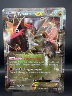 Tyrantrum EX - XY70 - Pokemon XY Promo Ultra Rare Card LP - Image 1