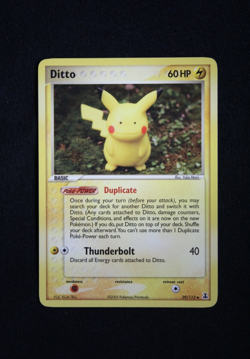 Pokemon Ditto (Pikachu) 39/113 Delta Species (Moderately Played) - Image 1