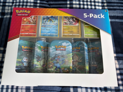 Pokemon TCG Sinnoh Stars Mini Tin 5-Pack Brand New Sealed Riolu Piplup Turtwig - Image 1