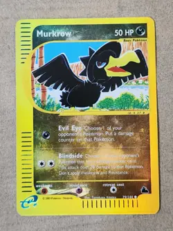 Pokemon TCG Murkrow Reverse Holo 79/144 Skyridge 2003 Wotc Vintage Card Game - Image 1