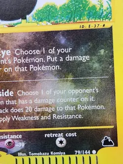 Pokemon TCG Murkrow Reverse Holo 79/144 Skyridge 2003 Wotc Vintage Card Game - Image 2