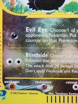 Pokemon TCG Murkrow Reverse Holo 79/144 Skyridge 2003 Wotc Vintage Card Game - Image 3