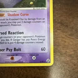 Pokemon Gengar Holo Rare Card EX Legend Maker 5/92 2006 100 HP Nintendo - Image 5