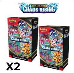 Pokemon Chaos Rising Booster Bundle Boxes - 2x Factory Sealed Boxes PRESALE - Image 1