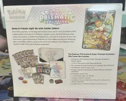 Pokemon TCG Prismatic Evolutions ETB Scarlet Violet Sealed with Small Ding - Image 2