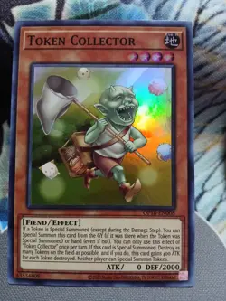 Yugioh Token Collector Super Rare OP18-EN008 Near Mint - Image 1