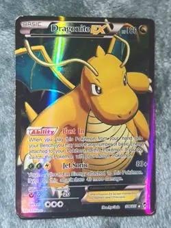 Pokemon Dragonite EX 108/111 XY Furious Fists Ultra Rare Full Art Holo Card - Image 1