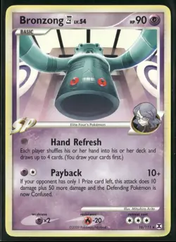 Bronzong E4 16/111 Rare Rising Rivals Pokemon Lightly Played - Image 1