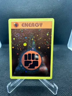 Pokemon Pokemon Vintage WoTC Energy Strength Holo with 2 Swirls LP/NM - Image 1