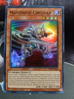 Yugioh Mathmech Circular Super Rare POTE-EN028 1st Ed Near Mint - Image 1