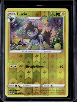 2021 Pokemon SWSH Fusion Strike Luxio Reverse Holo #092/264 - Image 1
