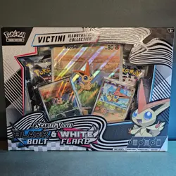 Pokemon TCG Victini Illustration Collection Box! Black Bolt/White Flare! Sealed! - Image 1
