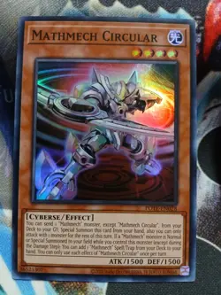 Yugioh Mathmech Circular Super Rare POTE-EN028 Near Mint - Image 1