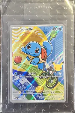 Squirtle 039 Full Art Promo First Partner Collection 30th Anniversary Pokemon - Image 1