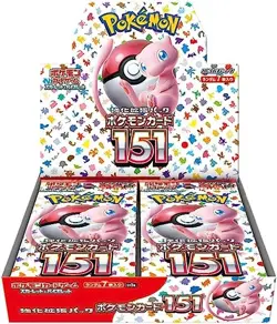 Pokemon TCG Japanese Scarlet & Violet 151 Booster Box - Image 1