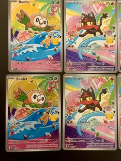 Pokemon TCG First Partner Illustration Series 1 Sinnoh And Alola - Lot of 3 sets - Image 5