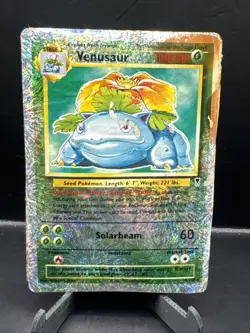 2002 Pokemon Legendary Collection Venusaur Reverse Holo Foil 18/110 - HP Damage - Image 1