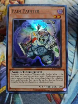 Yugioh Pain Painter Super Rare OP19-EN006 Near Mint - Image 1