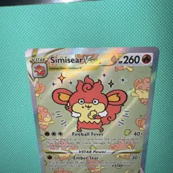 Simisear VSTAR GG37/GG70 Pokemon Crown Zenith Galarian Gallery VSTAR Rare - Image 3