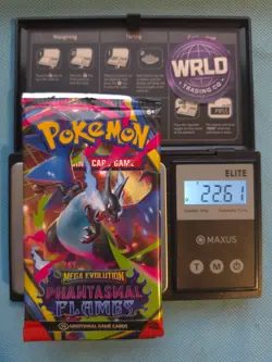 (HEAVY)🔥 22.61g Pokemon TCG Phantasmal Flames Booster Pack Factory Sealed✅ - Image 1