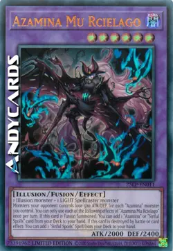 AZAMINA MU RCIELAGO • Ultra R Emblema • 25LP EN011 • Lim • Yugioh! • ANDYCARDS - Image 1