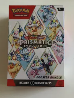 Pokemon TCG: S&V Prismatic Evolutions Booster Bundle (6pks) Factory Sealed - Image 1