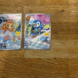 Pokemon First Partner Chimchar Piplup Turtwig Promo MEP 040 041 042 Sinnoh Set - Image 4