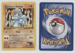 Giovanni's Machop 1st Ed. Pokemon Gym Challenge #72 2000 - Image 3