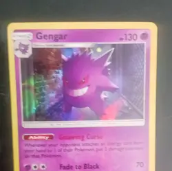 Pokemon Holo Rare Gengar Ability Sm-Crimson Invasion 38/111 Stage 2 130 HP - Image 3