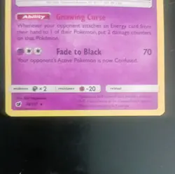 Pokemon Holo Rare Gengar Ability Sm-Crimson Invasion 38/111 Stage 2 130 HP - Image 4