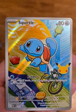 Squirtle First Partner Illustration Promo Full Art Holo MEP 039 Pokemon - Image 1