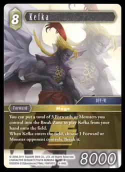 Kefka 4-080L Opus IV NM Final Fantasy TCG - Image 1