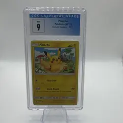 Pokemon Pikachu Common 30/111 SM Crimson Invasion CGC 9 2017 - Image 1