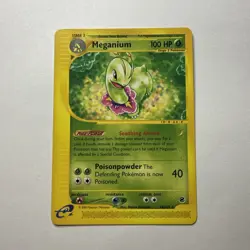 Pokemon Expedition Base Set Meganium Non Holo Rare 54/65 NM 🍃 🍃 - Image 1