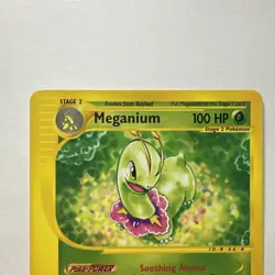 Pokemon Expedition Base Set Meganium Non Holo Rare 54/65 NM 🍃 🍃 - Image 3