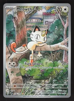 Meowth 106/094 Pokemon TCG ME02: Phantasmal Flames NM - Image 1