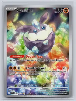 Carbink 242/217 Illustration Rare ME: Ascended Heroes Pokemon Near Mint - Image 1
