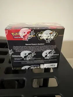 Pokemon TCG Mega Evolution Perfect Order 36ct Factory Sealed Booster Box In Hand - Image 2