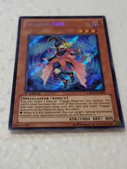 Yu-Gi-Oh! TCG SECRET RARE HOLO CARD GAGAGA GIRL ORCS-EN003 NM - Image 1