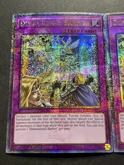 3x Dimensional Barrier | RA01-EN072 | Quarter Century Secret Rare | NM | YuGiOh! - Image 3
