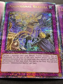 3x Dimensional Barrier | RA01-EN072 | Quarter Century Secret Rare | NM | YuGiOh! - Image 4